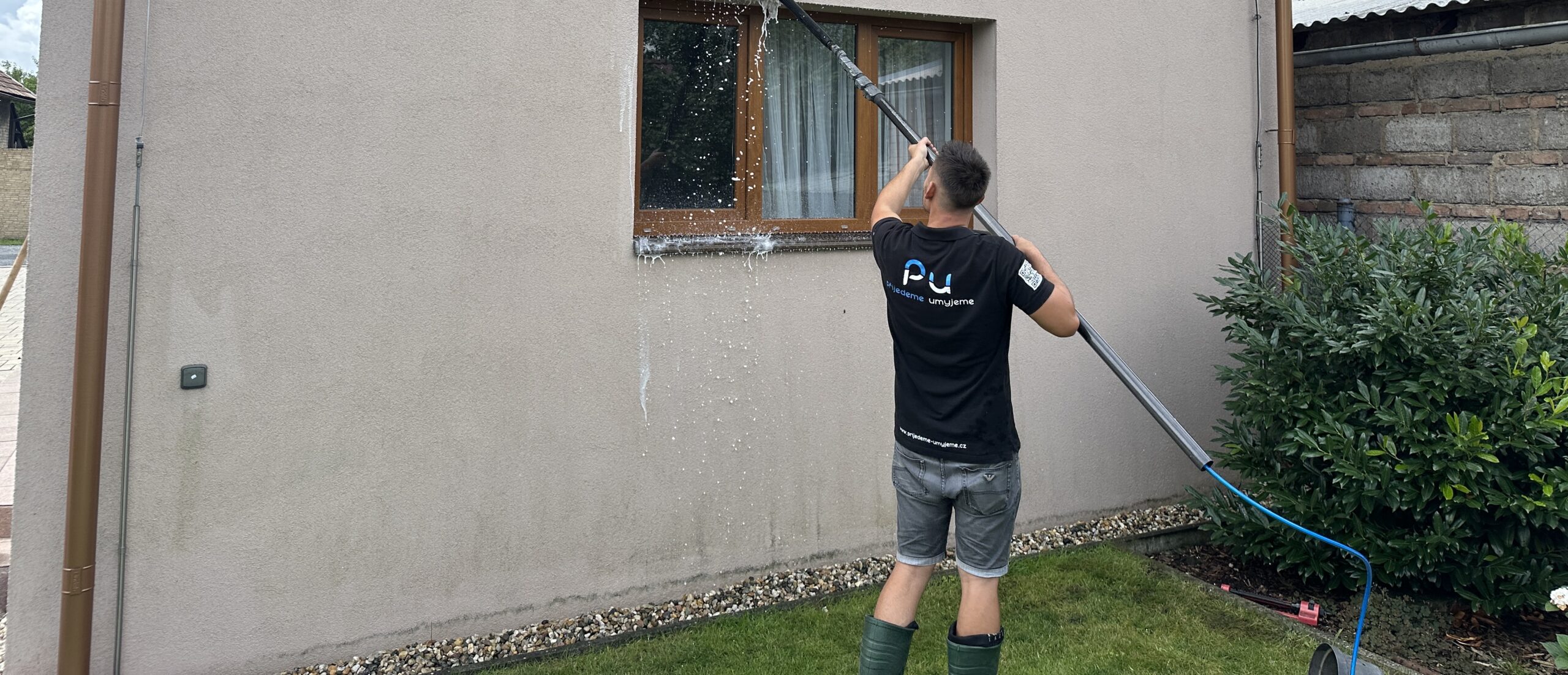Čištění fasády