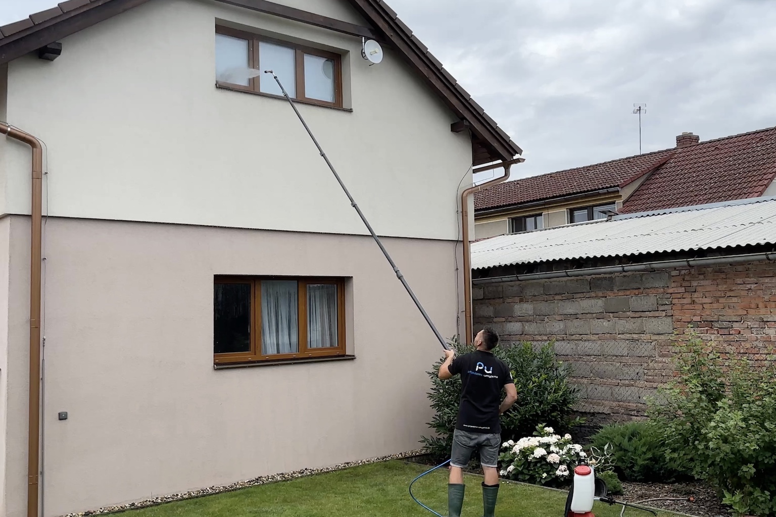 Čištění fasády