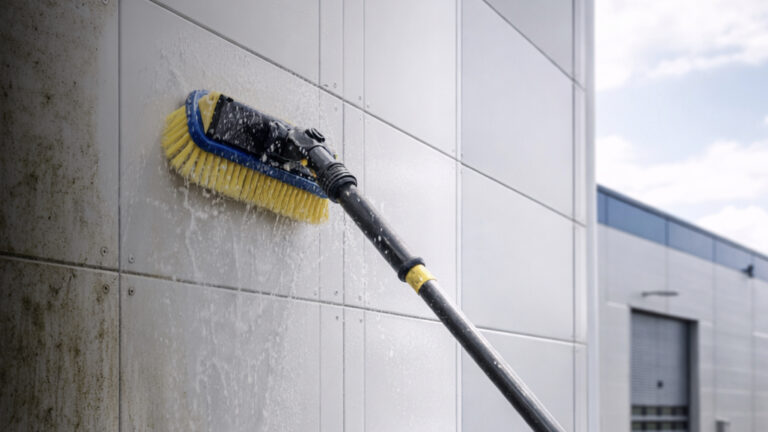čištění opláštění budov