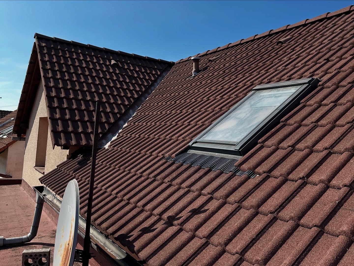 čištění střechy