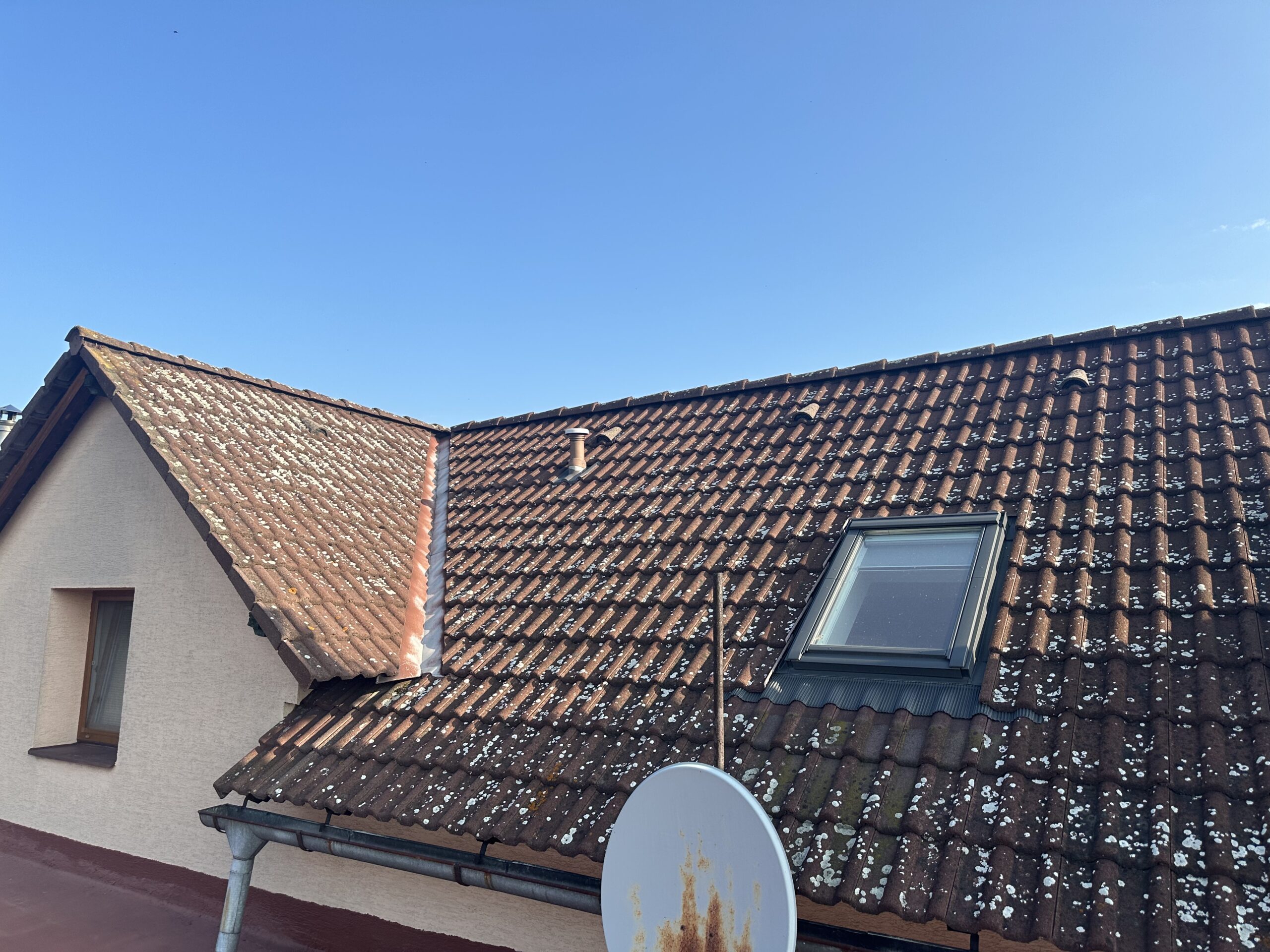 čištění střechy