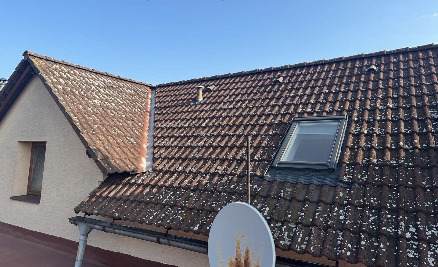 čištění střechy