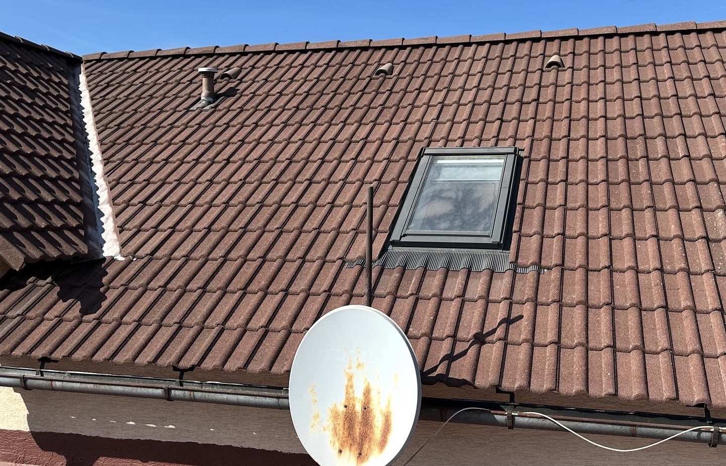 čištění střechy